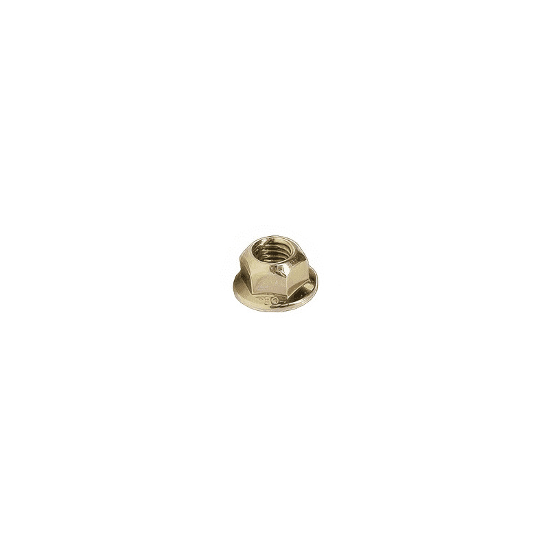 All Metal Pravailing Flange Nuts - Grade 8 - Yellow Zinc Plated