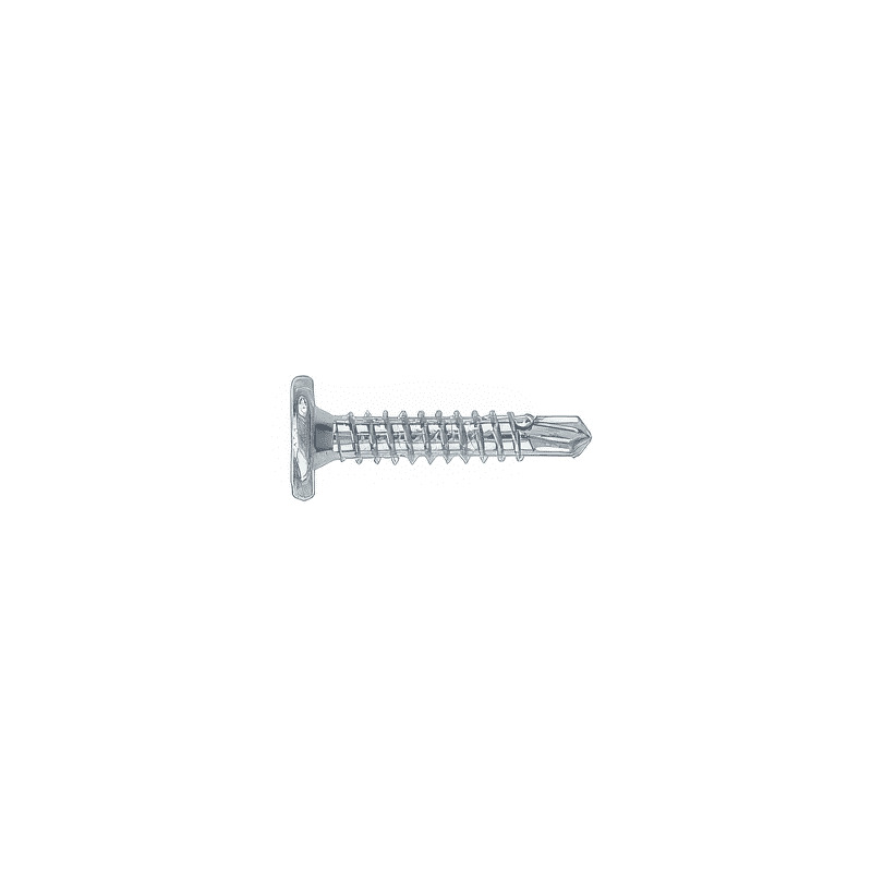 Pancake Head Phillips Self-Drilling Metal Screws