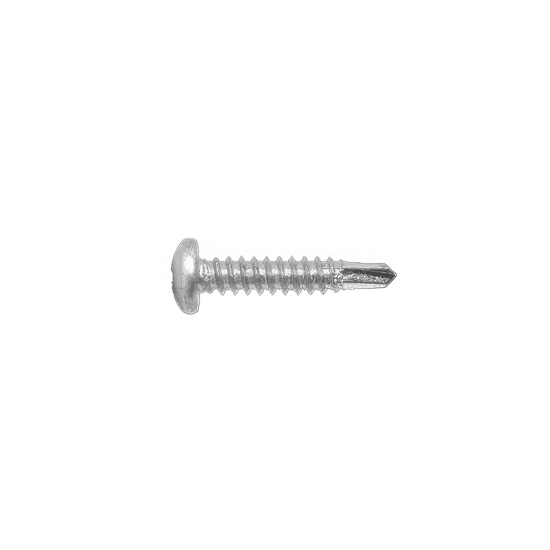 Pan Phillips Self-Drilling Metal Screws - Zinc Plated