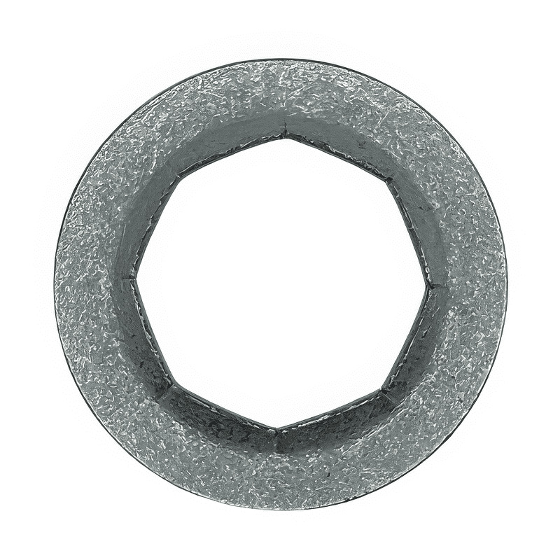 Push Washer Cap - Zinc Plated