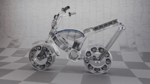 3d picture of a bike