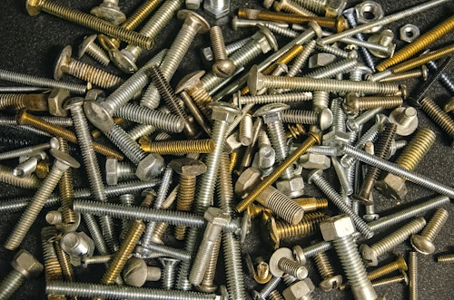 Long bolts and screws