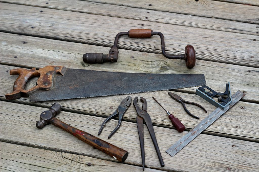 Group of hand tools