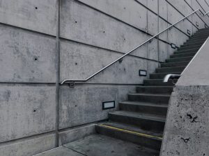 A concrete stairs