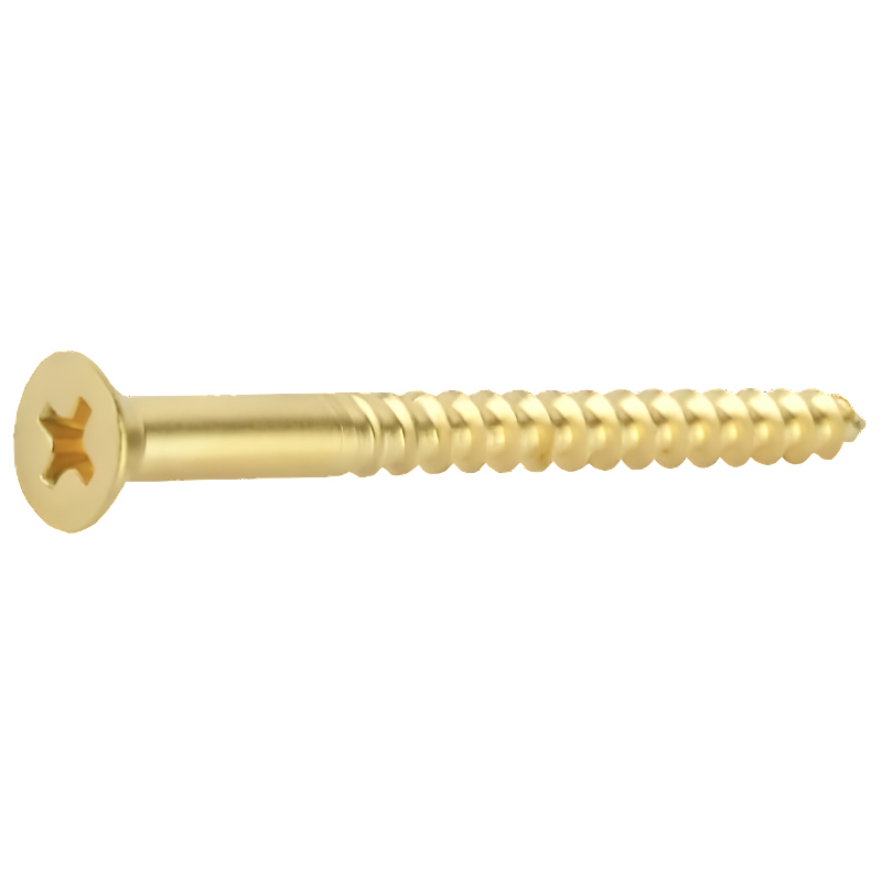 Brass Flat Phillips Wood Screws