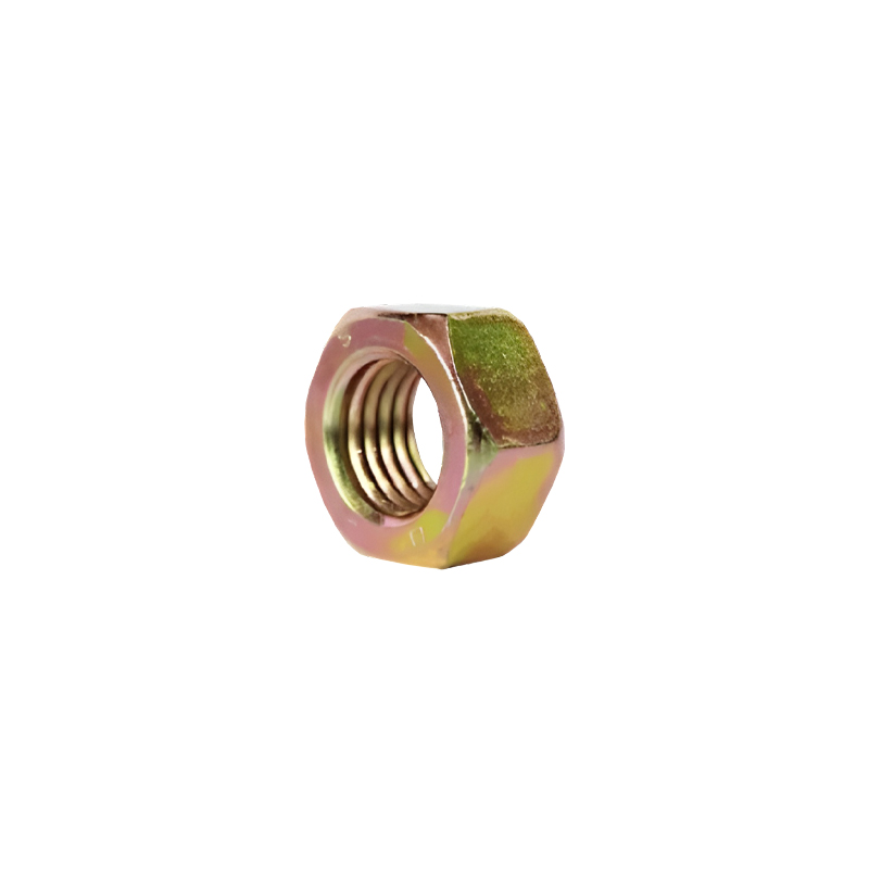 Class 10.9 Finished Metric Hex Nuts Yellow Zinc Plated