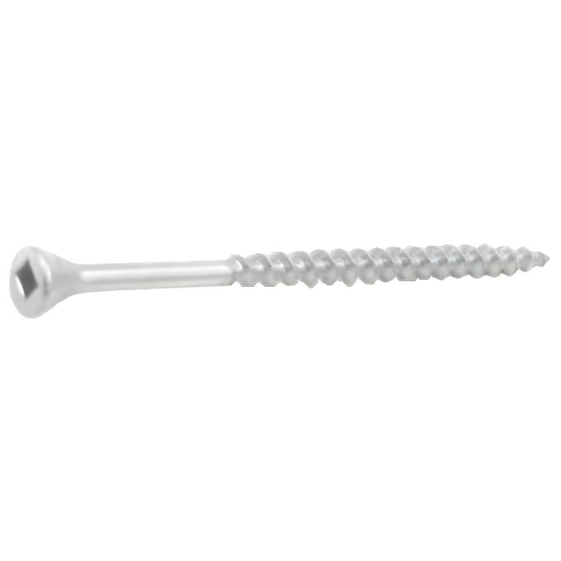 Stainless Steel Square Drive Trim Head Exterior Deck Screws