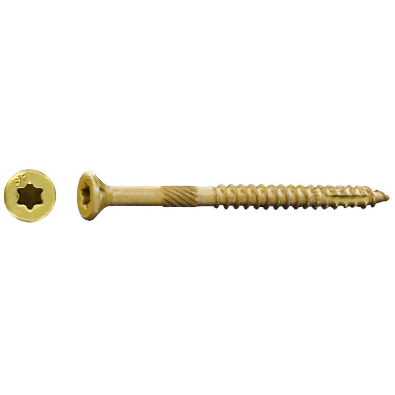 TIEMAX PRO Star Drive Exterior Deck Screw Corrosion Resistance 17 Point 1 lb Box