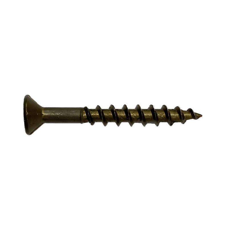 Flat Square Drive Wood Screws Zinc Plated